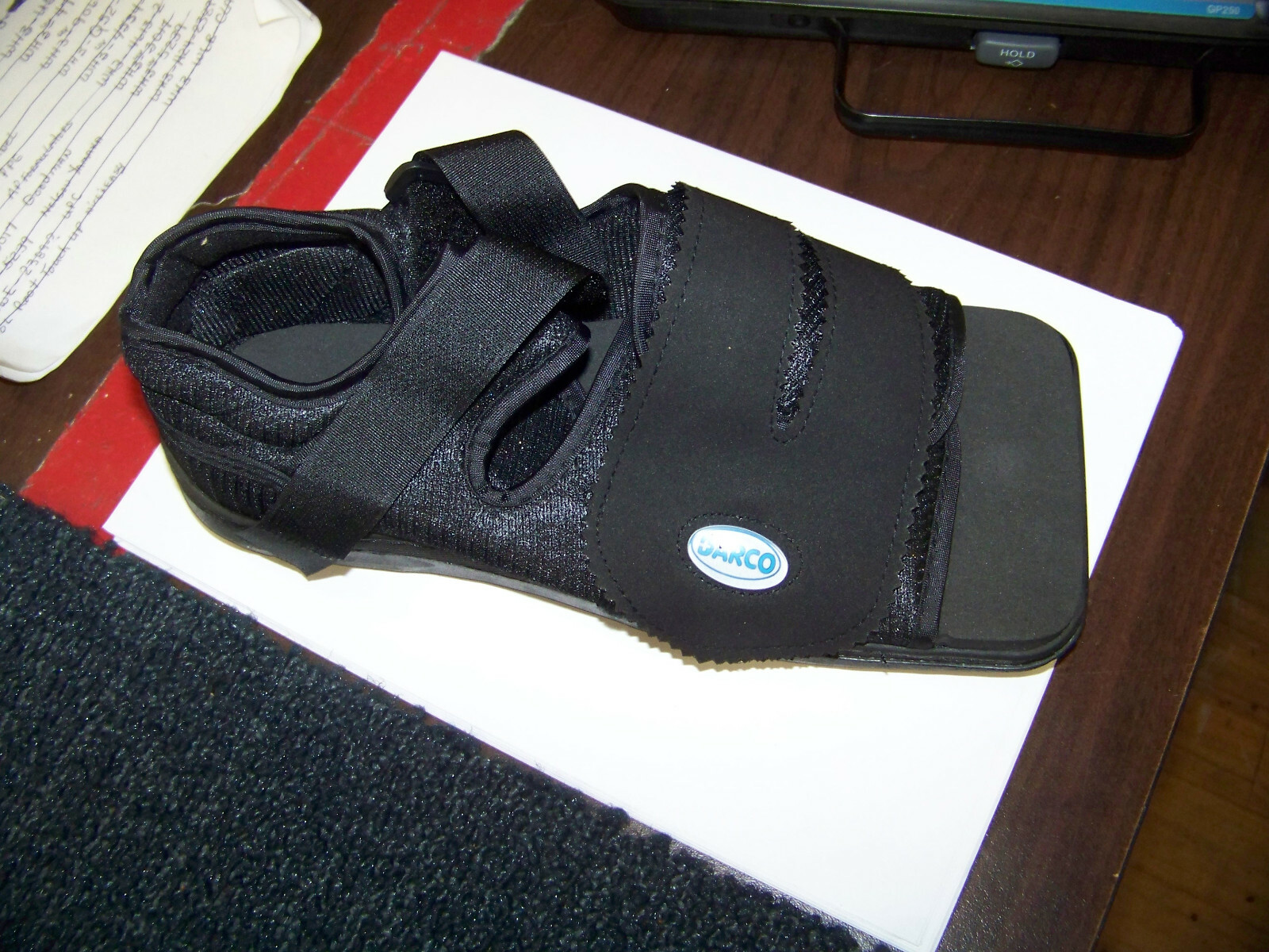 DeRoyal Med-Surg Post-Op Shoe Hook & Loop Closure Small/Male Size 6-8 DS1016-10