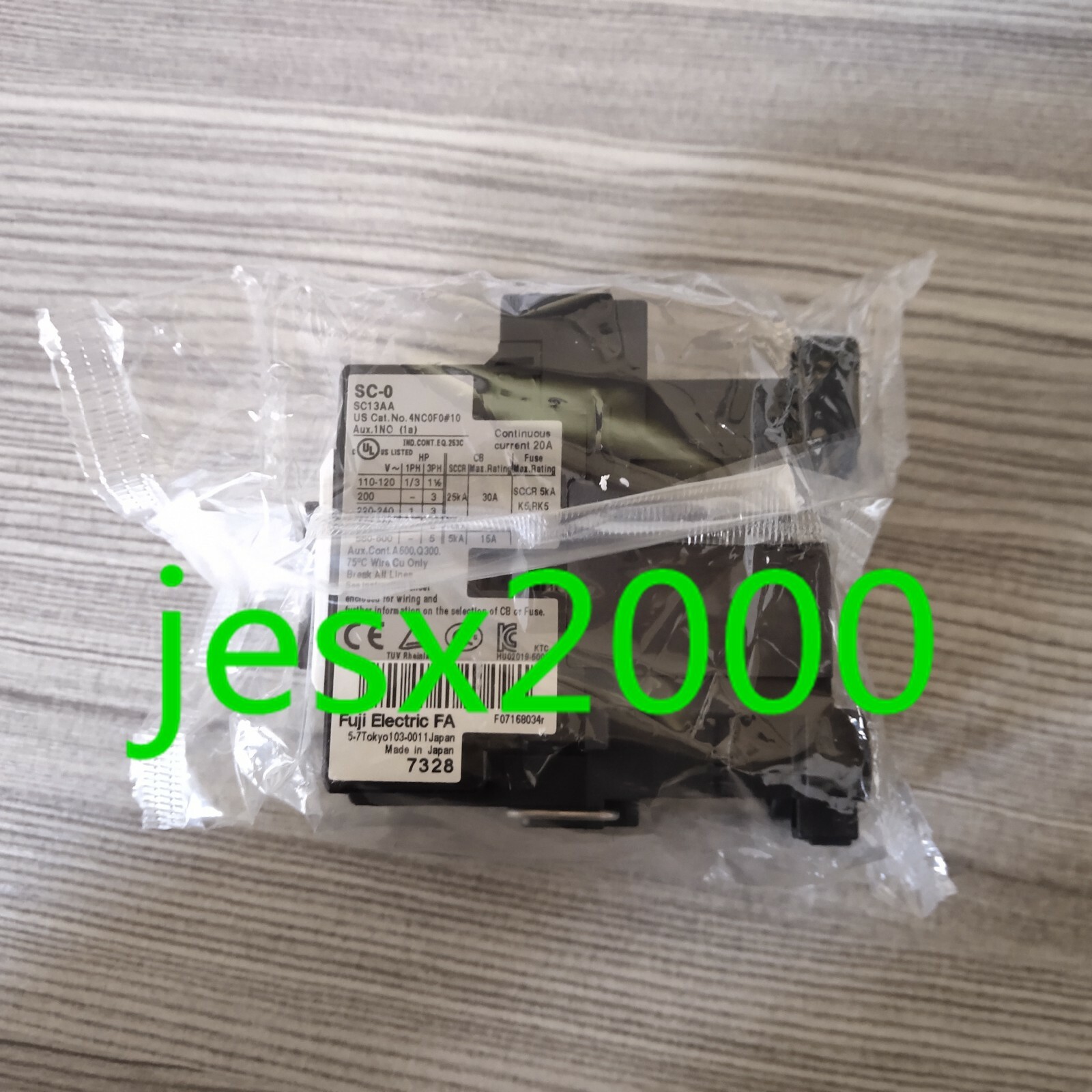 1PC Fuji AC Contactor SC-0 AC220V