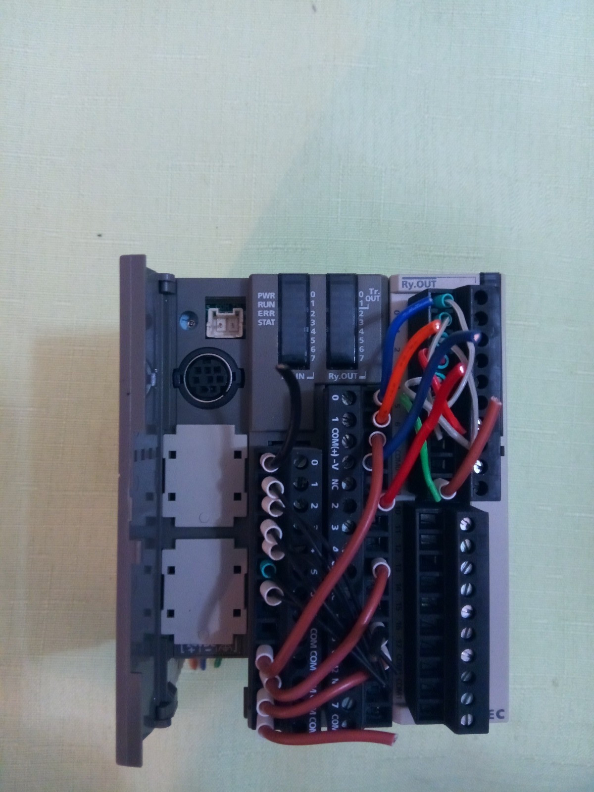 IDEC MICROSMART PENTRA FC5A-D16RS1 PLC 16I/O CPU Relay WITH IDEC FC4A-R161