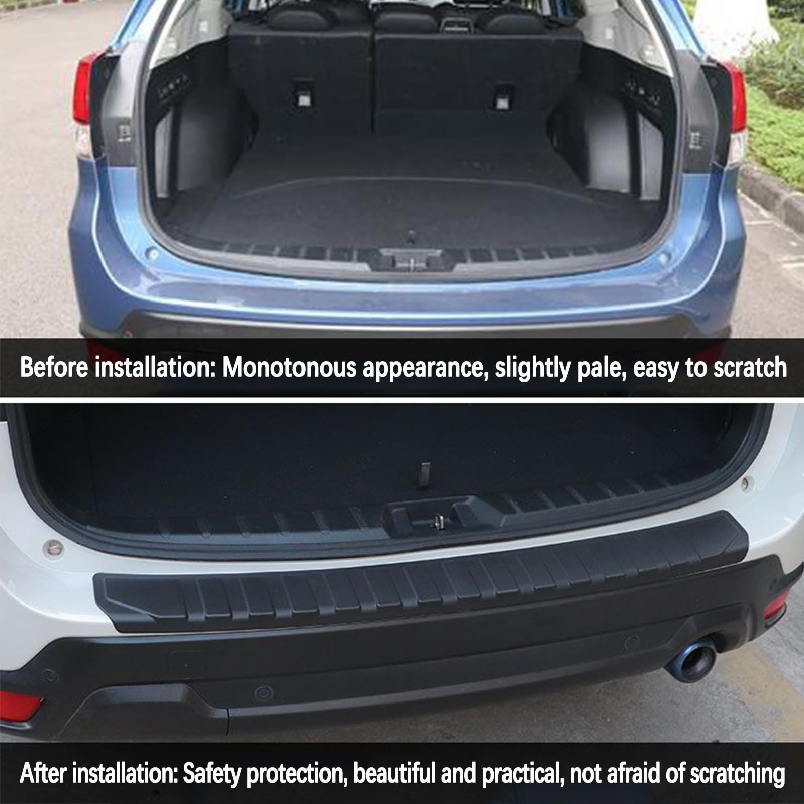 Rear Bumper Protector Guard for Subaru Forester 2019-2024 Scratch Resistant