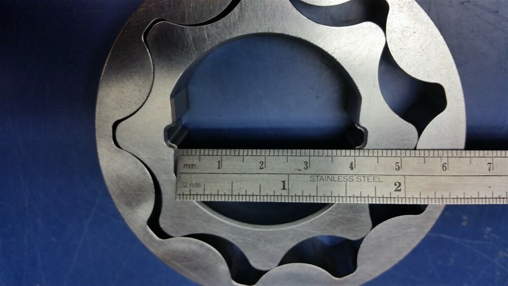 Gerotor Oil Pump Gear Assembly 8-Lobe OD=83mm ID/Shaft=44mm -SLPT Automotive