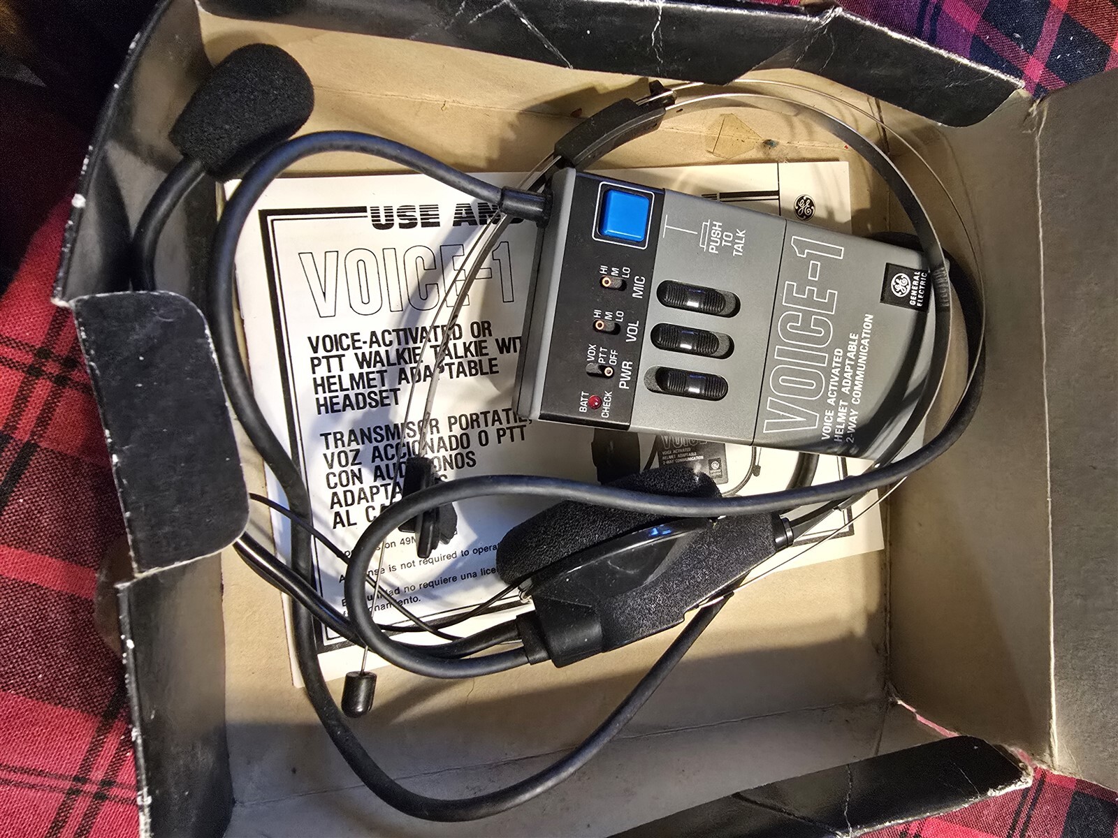GE 3-5959 Voice One Two-Way in Original Box*FREE SHIPPING*