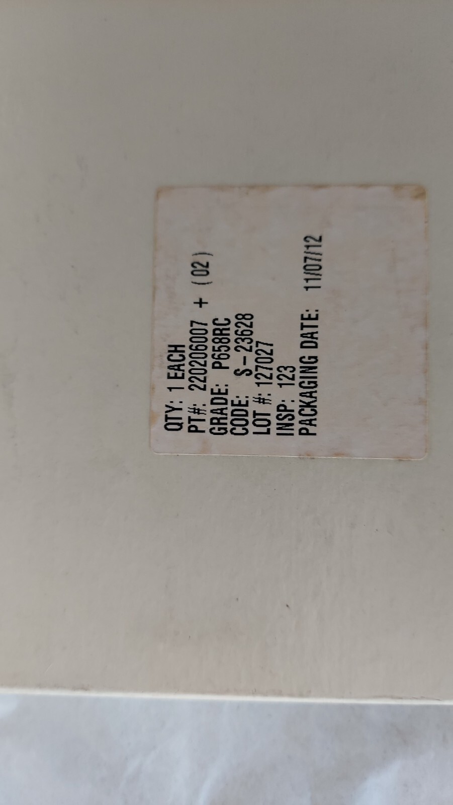 New SPX Flow 220206007 Carbon Seal