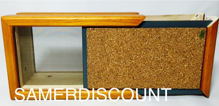 POLLEN DODO WOODEN SHAKER / SIFTER / / 8 X 5 X 4 BOX