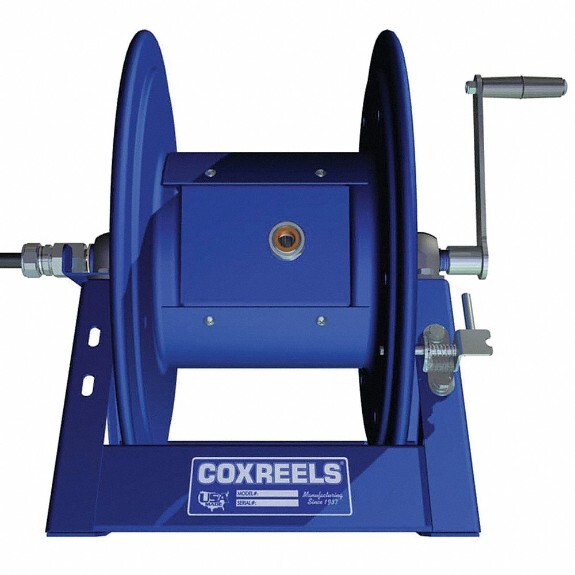 Coxreels 1125PCL-8M-C Hand Crank Hose Reel, 250 Feet Length, 600V, Blue – 11K513