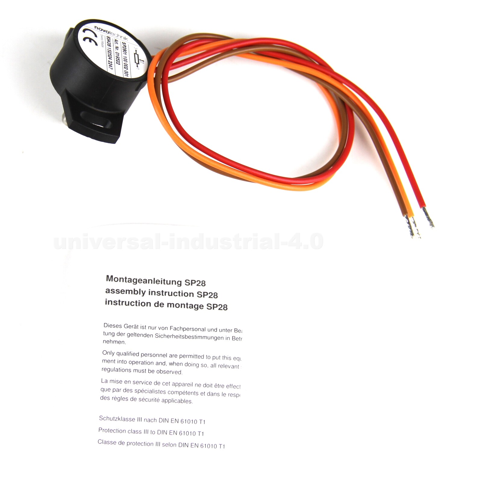 NEW Novotechnik SP2801-100-002-001 Rotary Sensor SP2801 100 002 001 – US Stock