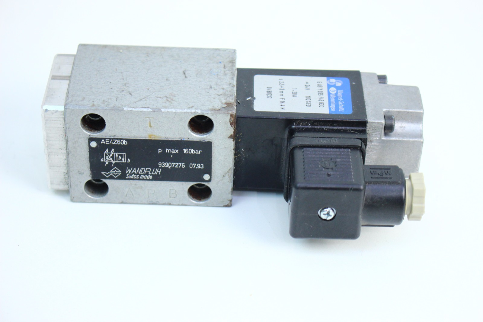WANDFLUH HYDRAULIC VALVE AE4Z60 Magnet-Schultz GABY-035F43R30 Actuator
