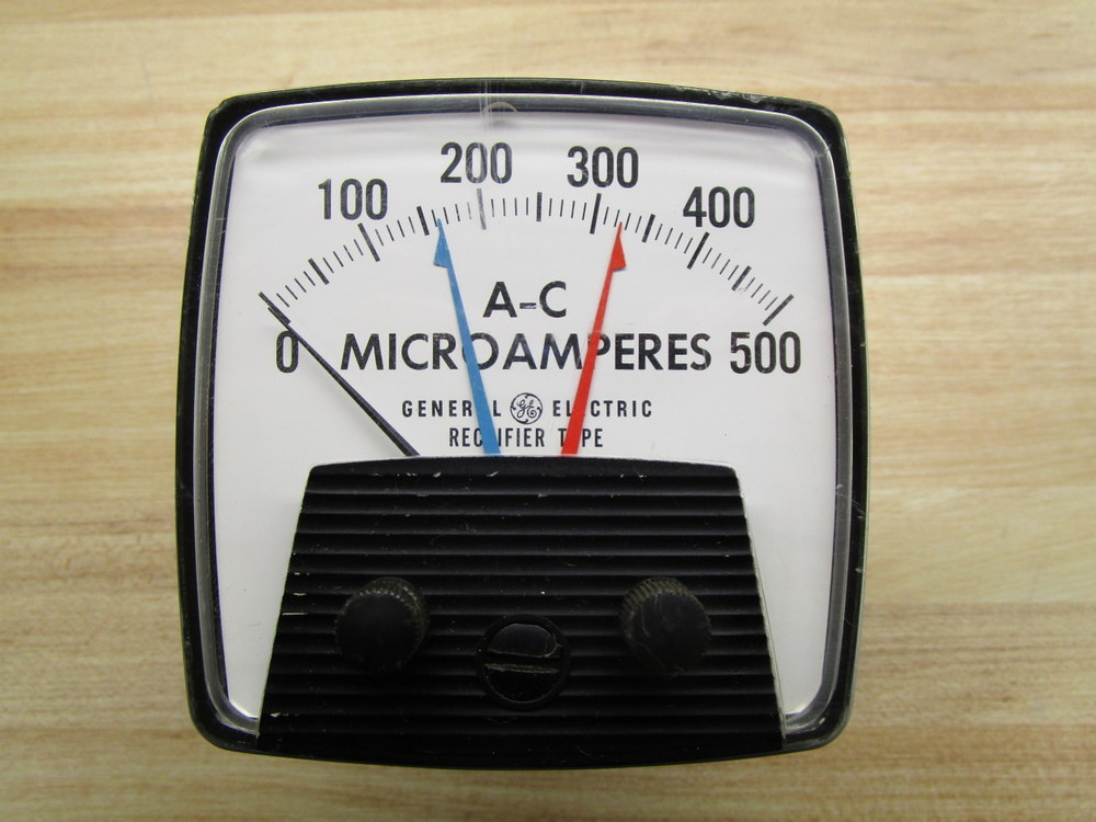 General Electric 50-195330EMEM2JLW Meter D-1255K16705 0-500A