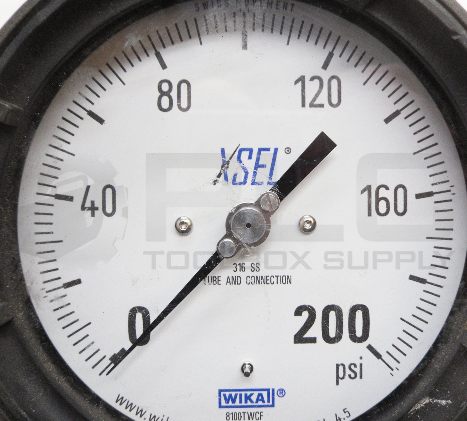 WIKA 23X.34 4.5 PRESSURE GAUGE 0-200PSI 8100TWCF