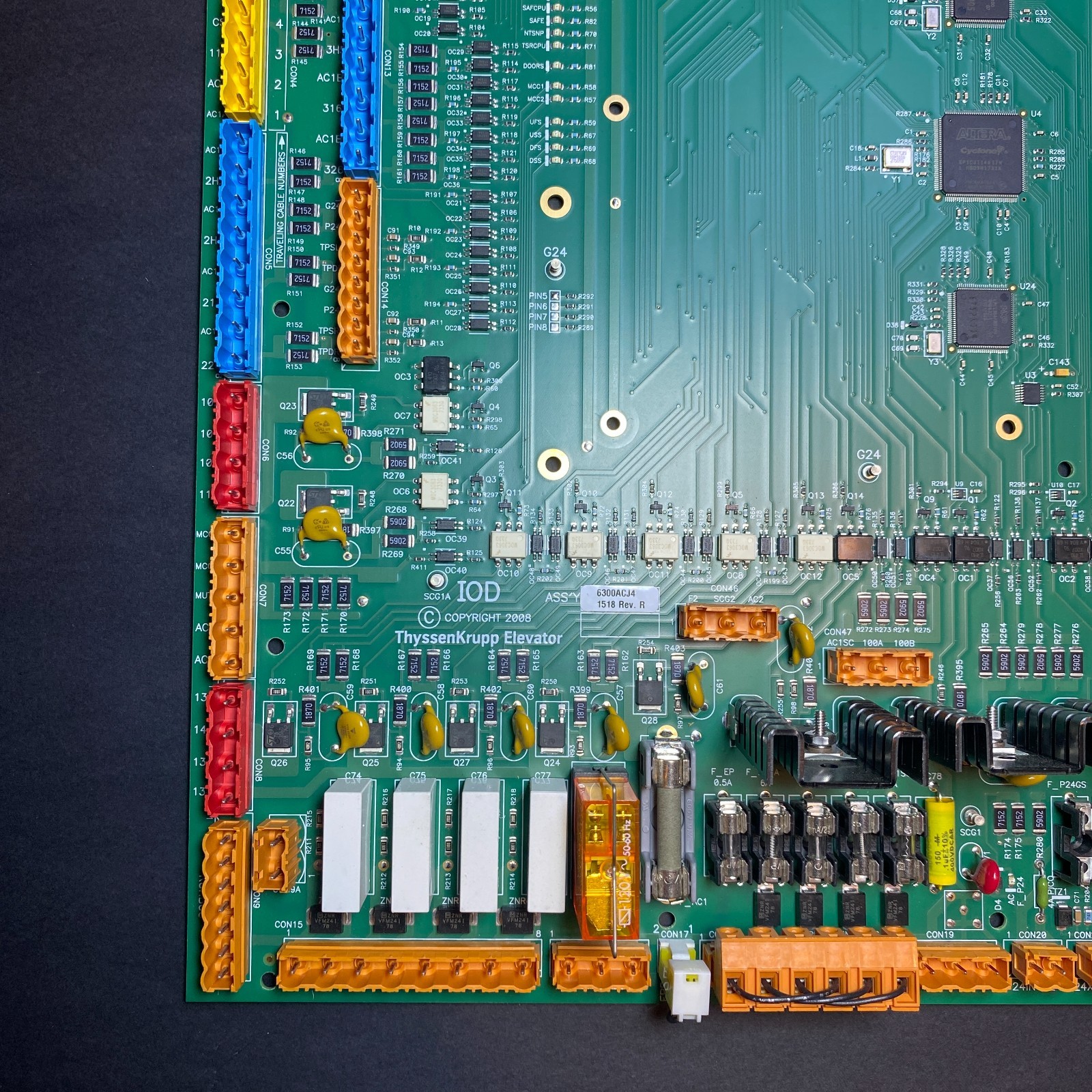 ThyssenKrupp Elevator Board IOD 6300 6300ACJ4 1518 Rev R