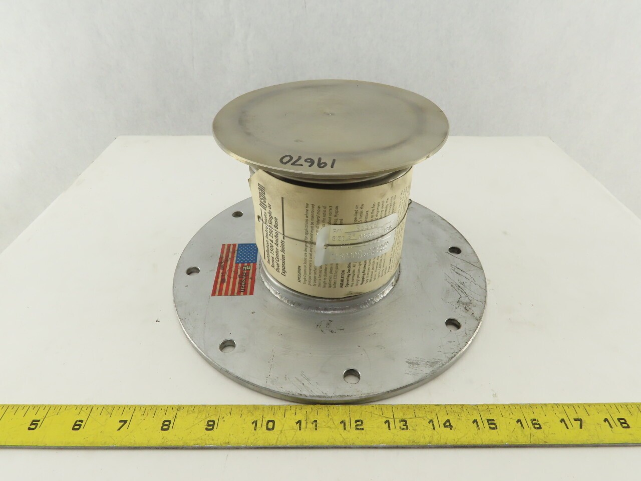 Hyperspan 30358 Dual Center Anchor Base Size 3″ 150 PSIG