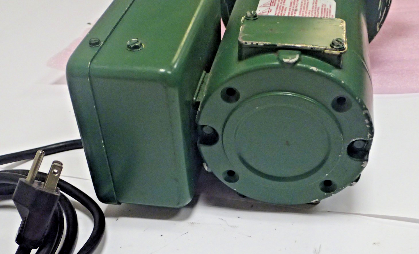 SPXFLOW EV1P25M LIGHTNIN MIXERS SS SPINDLE w/BALDOR IND MOTOR .25HP 1800 RPM