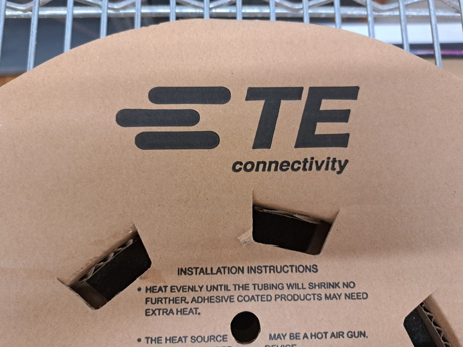 New, TE Connectivity, V4-1.5-0-SP-SM, HEATSHRINK 0.075″ BLACK- 200 meter reel