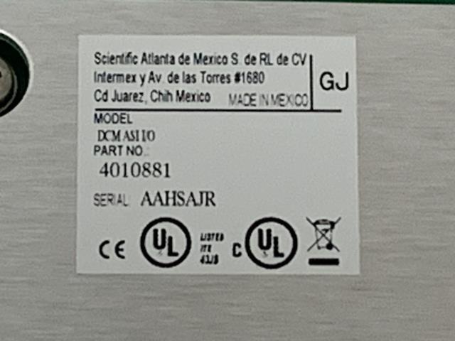 Scientific Atlanta DCM I/O Board – 4010881 w/Warranty