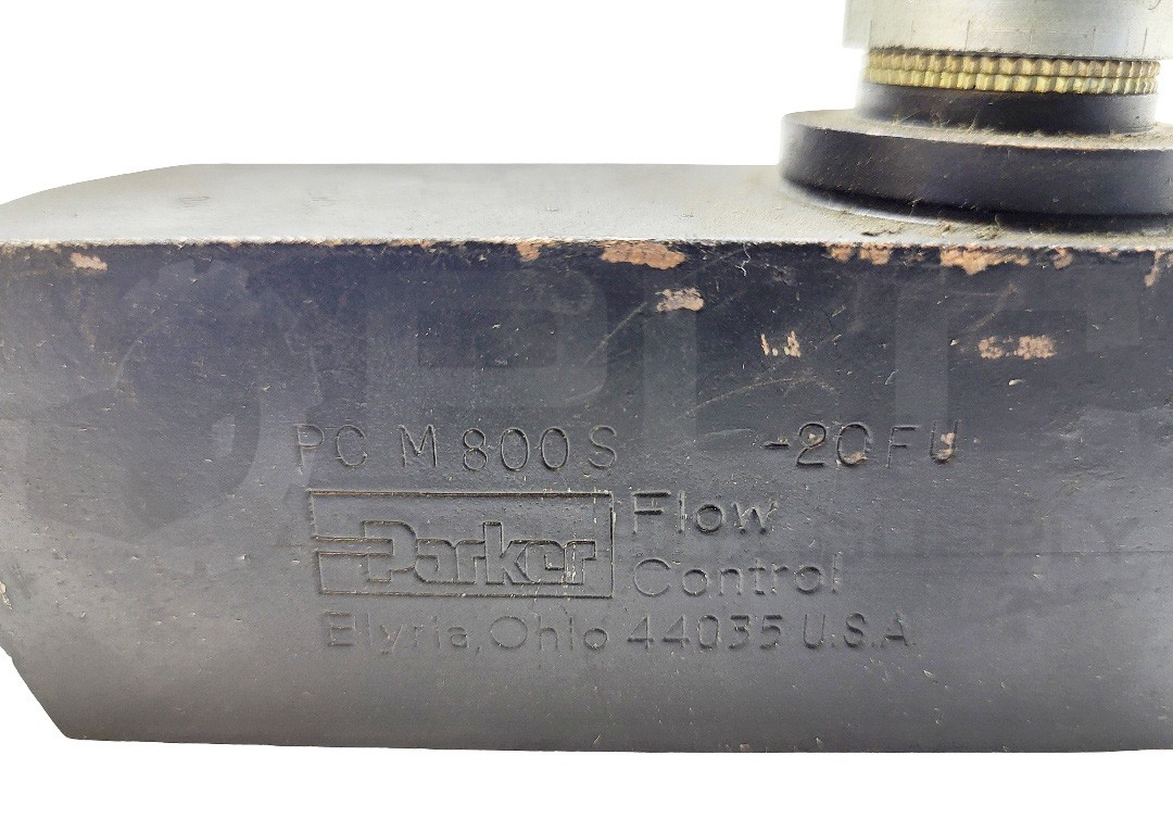 NEW PARKER PCM800S-20FU FLOW CONTROL VALVE 3000PSI