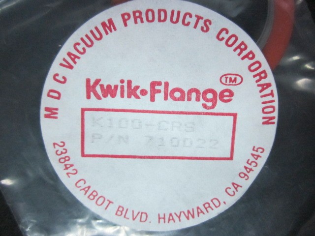 MDC 710022 Kwil Flange Centering Ring K100-CRS