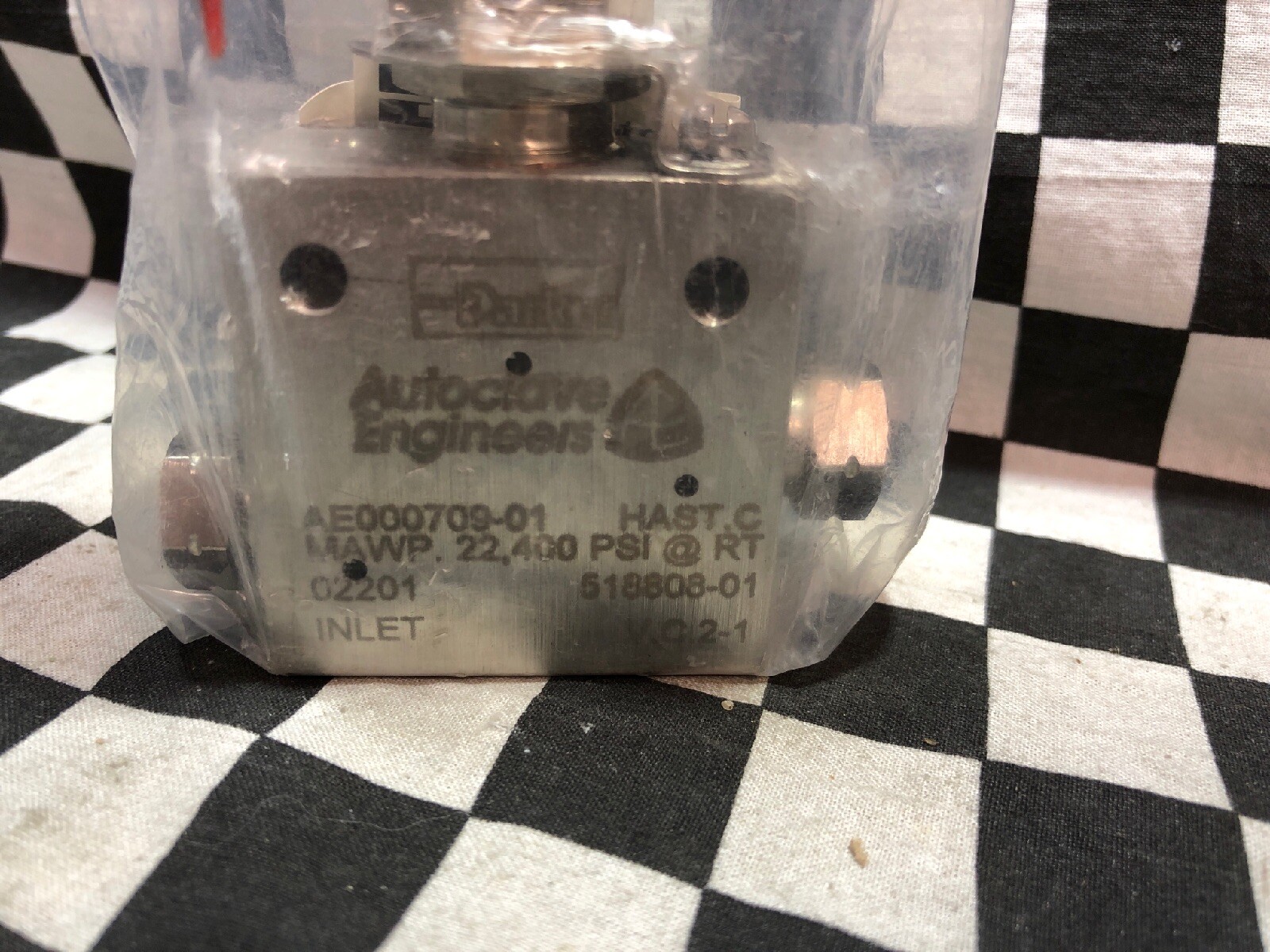 AUTOCLAVE ENGINEERS High Pressure Needle Valve, AE000709-01, ShipSameDay#1604P6