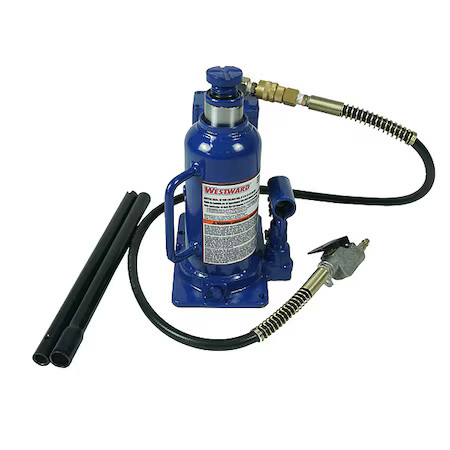 Westward 1Zkx7 Bottle Jack, 12 Ton, 9 1/2-18 1/2 In Lift
