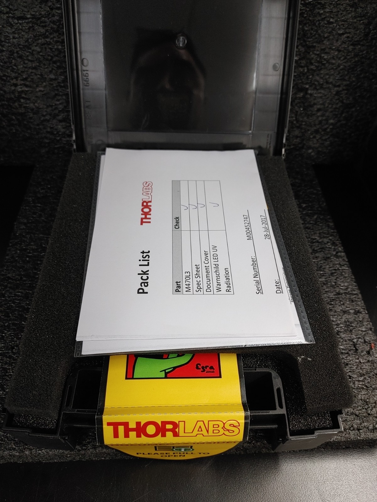 THORLABS M530L3 530 nm 350 mW 1000 mA Mounted LED w Lens Tube and Optic Filter