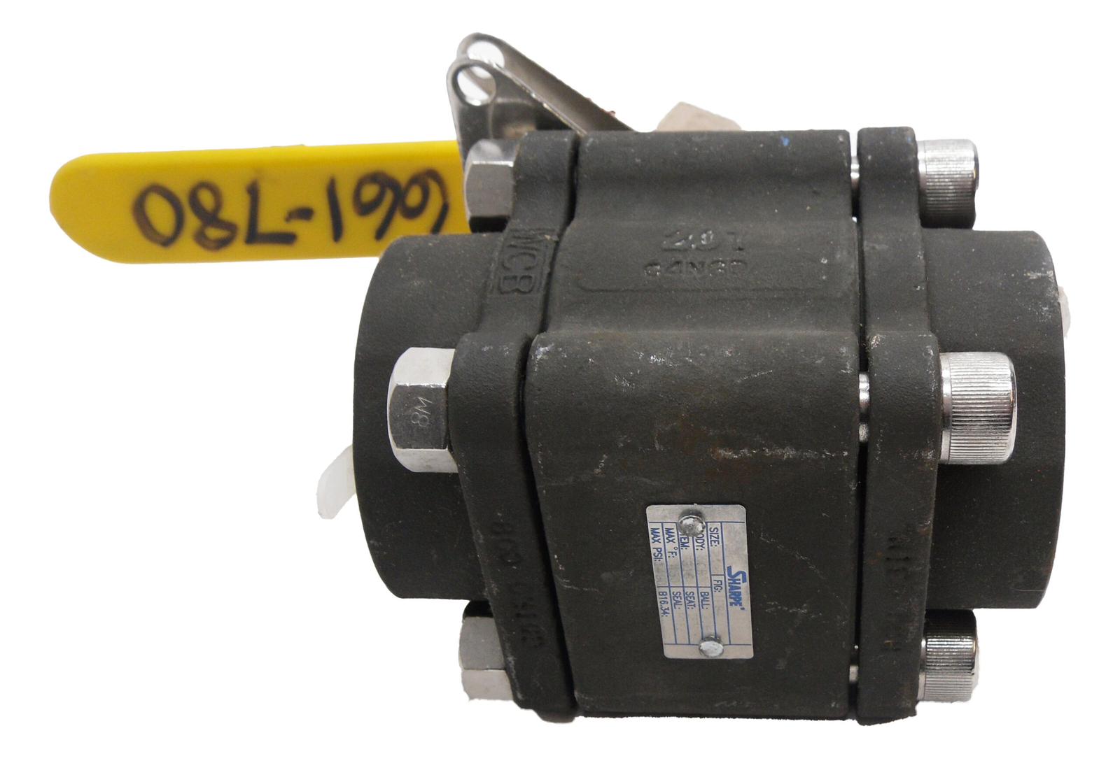NEW SHARPE F84 BALL VALVE 2″ 1480PSI 450DEG F