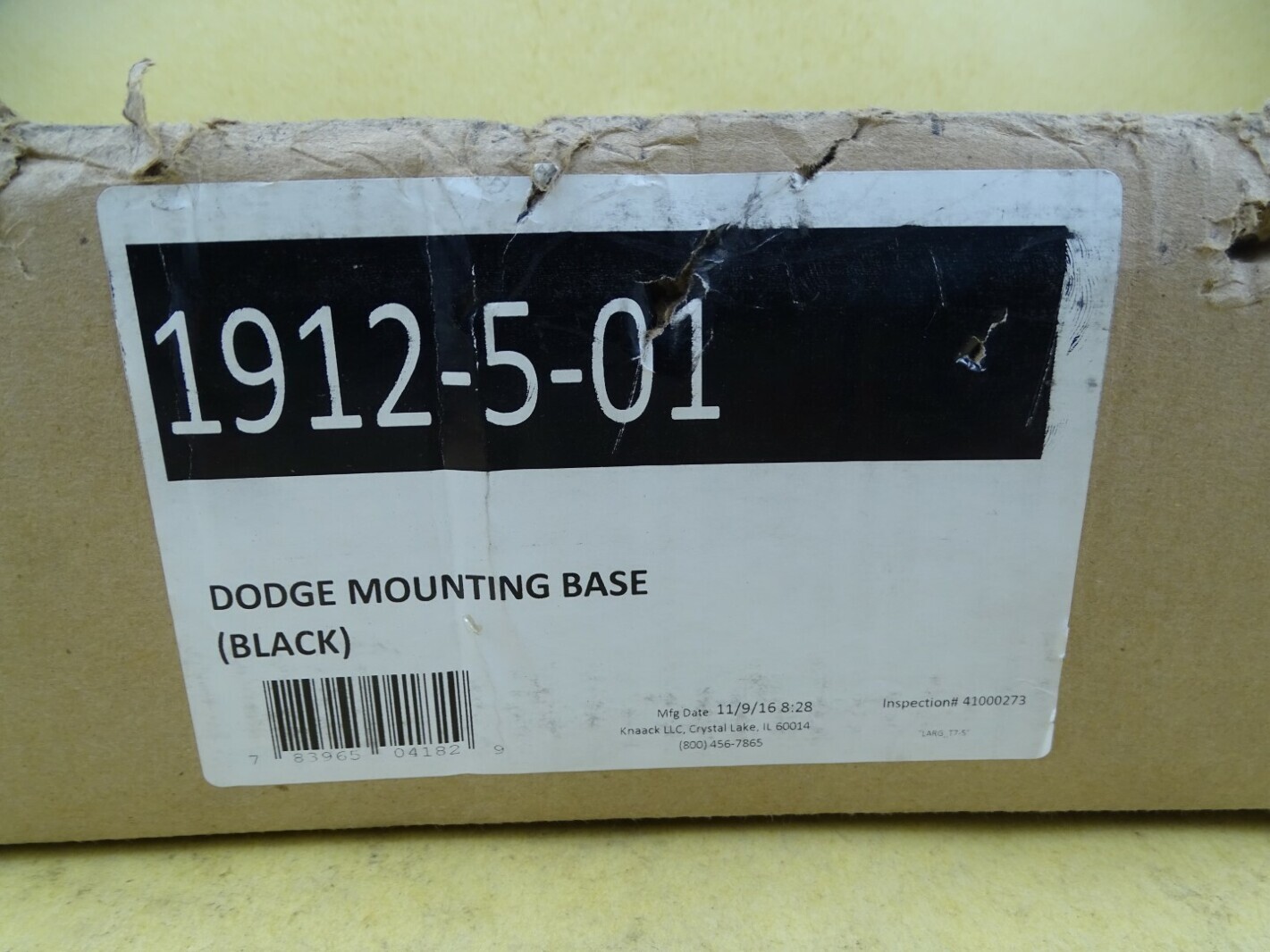 Weather Guard Protect-O-Rail Cab Protector Dodge Mounting Base, 1912-5-01