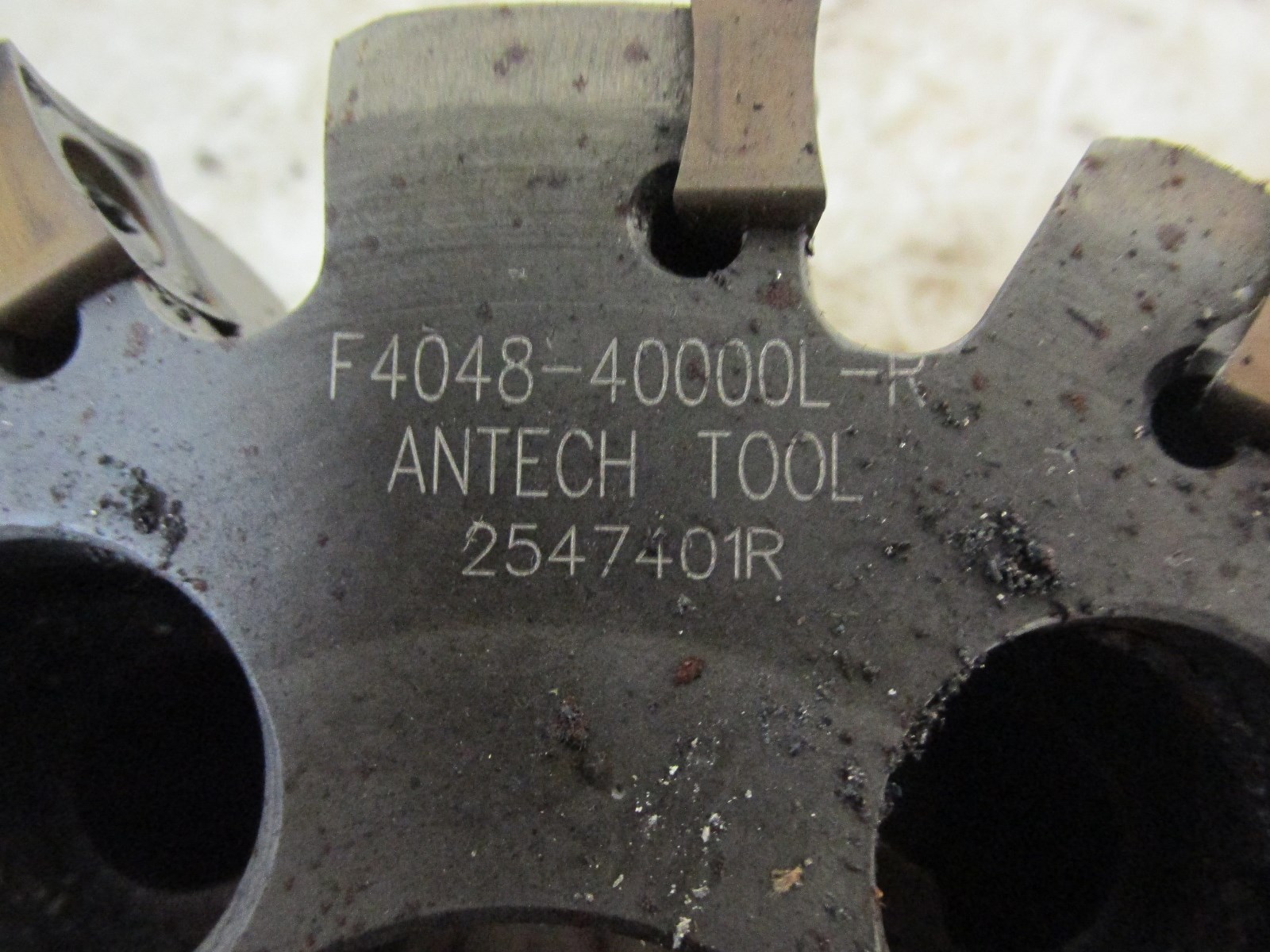 Antech Tool Face Mill Indexable Carbide Inserts F4048-40000L-R 2547401R 40584GN