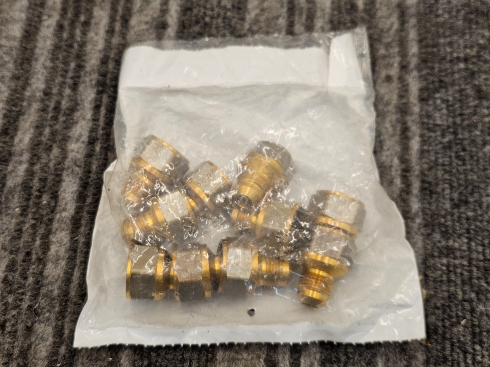 (QTY 10) BrassCraft 46-6-8 46 Series Reducing Adapter 3/8 x 1/2 in, Flare x FNPT