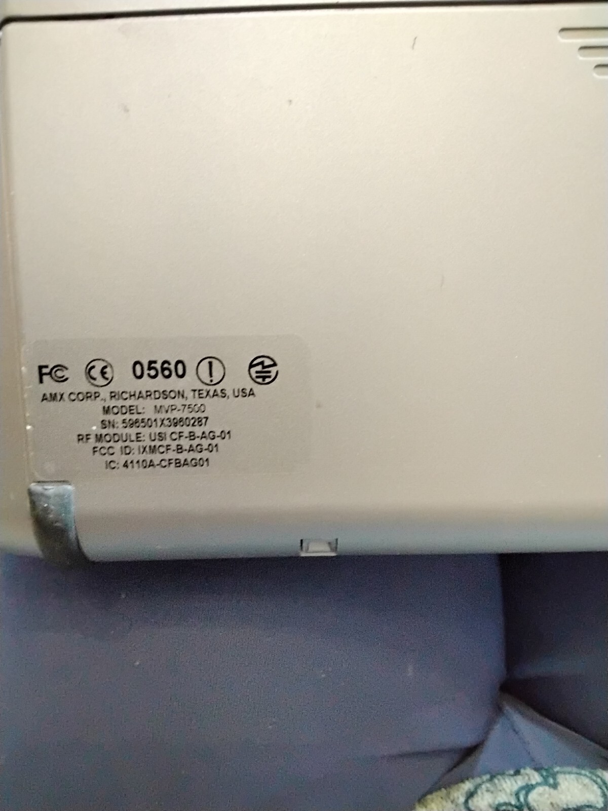 AMX MVP-7500, untested.