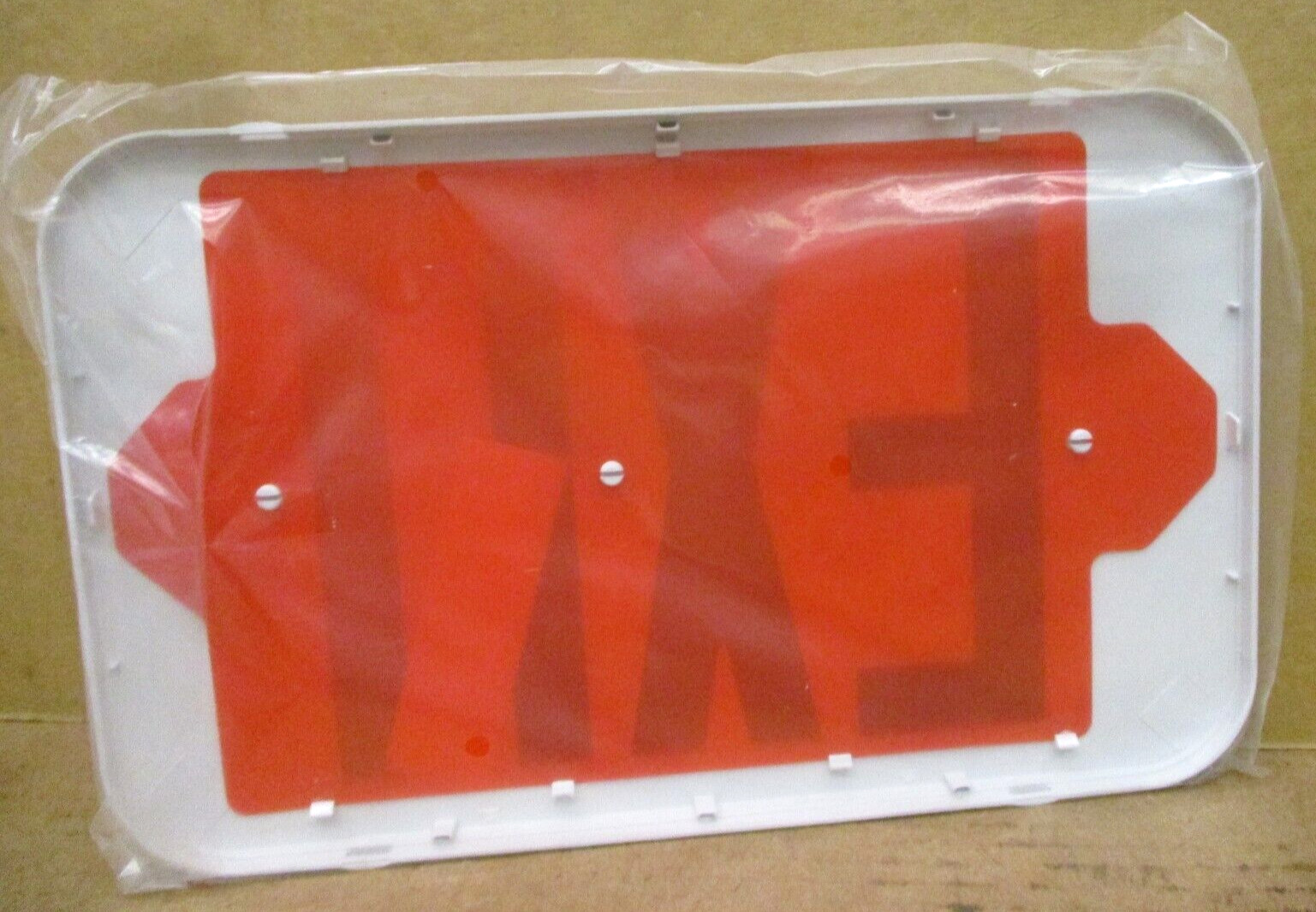 Cooper Lighting APX7R Thermoplastic LED Exit w/ Lamps Included 49870HM