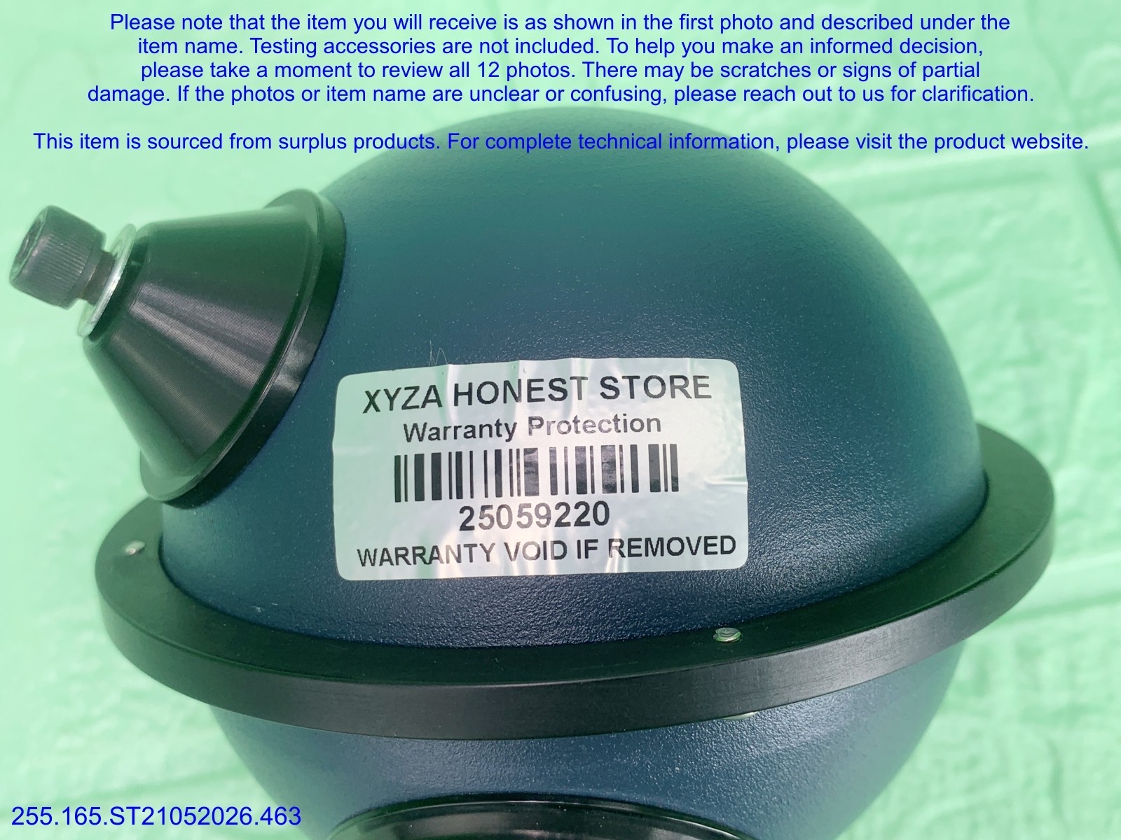 Newport 819M-B-11-1.0 819D Sphere Labsphere Light part as in photos, sn:9220.DHL