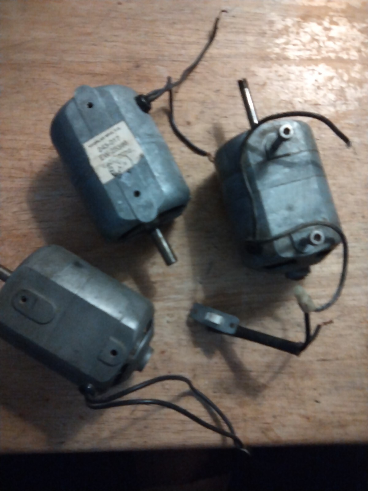 3 Vintage Electric Motor Sew Mach AC Mountable Multi Use Works, Mixed Models USA