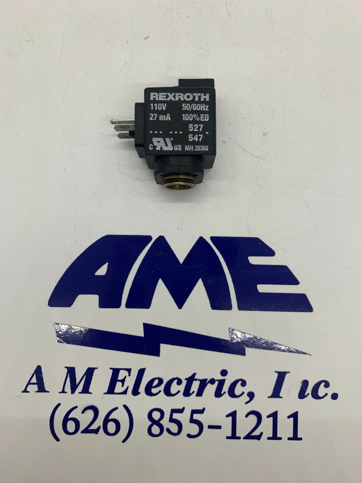 Rexroth (Aventics) 110V Solenoid Valve Coil 527 / 547 MH 20366