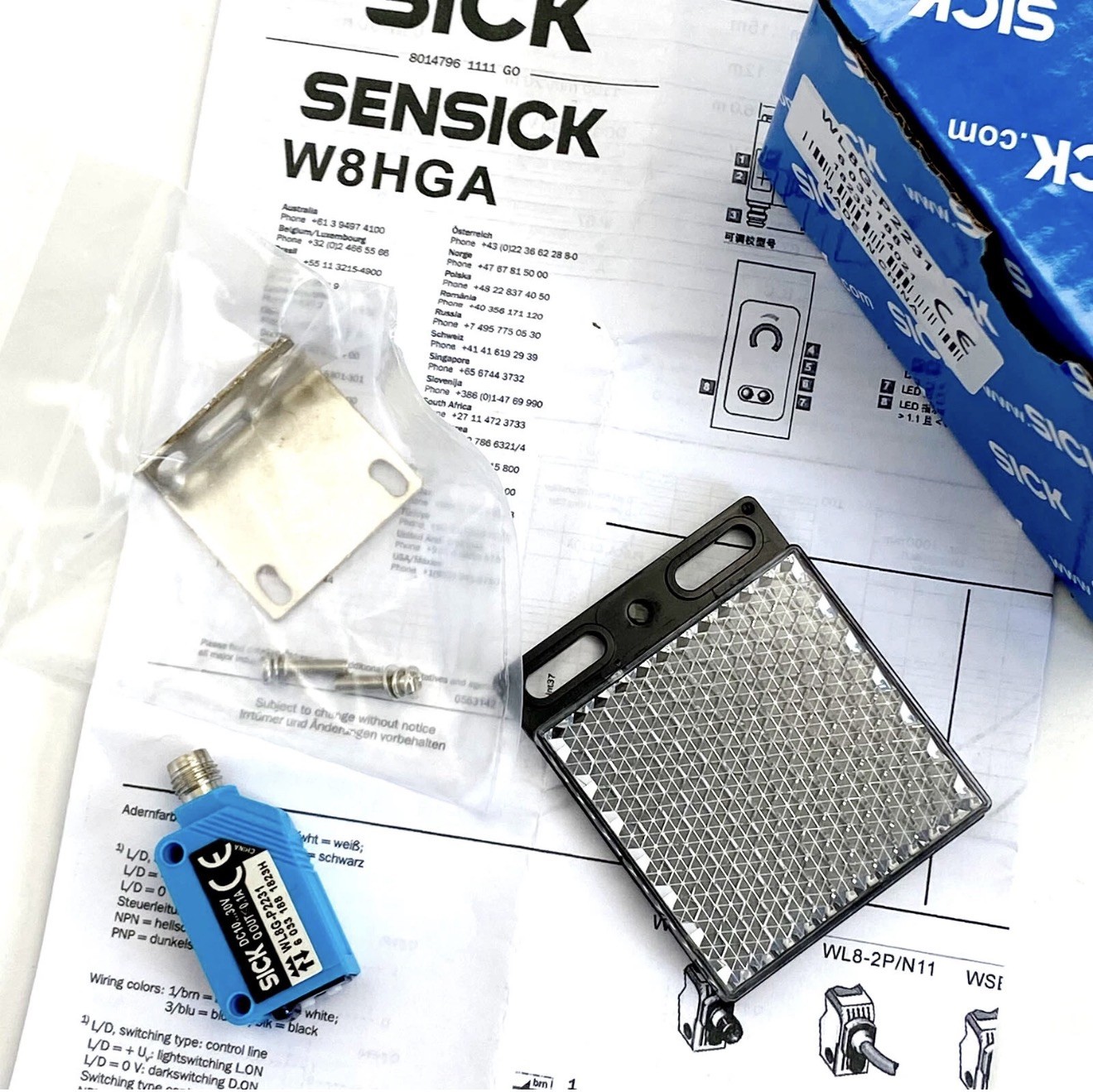 Sick WL8G-P2231 Photoelectric Sensor 6033188