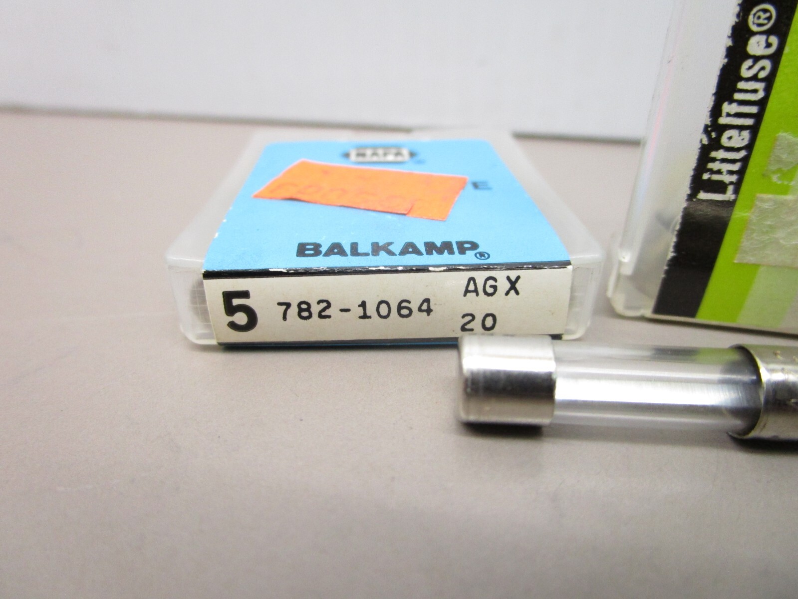 x10 Automotive Fuse Barrel Style AGX20 Fast Acting Glass 20 Amp Rating