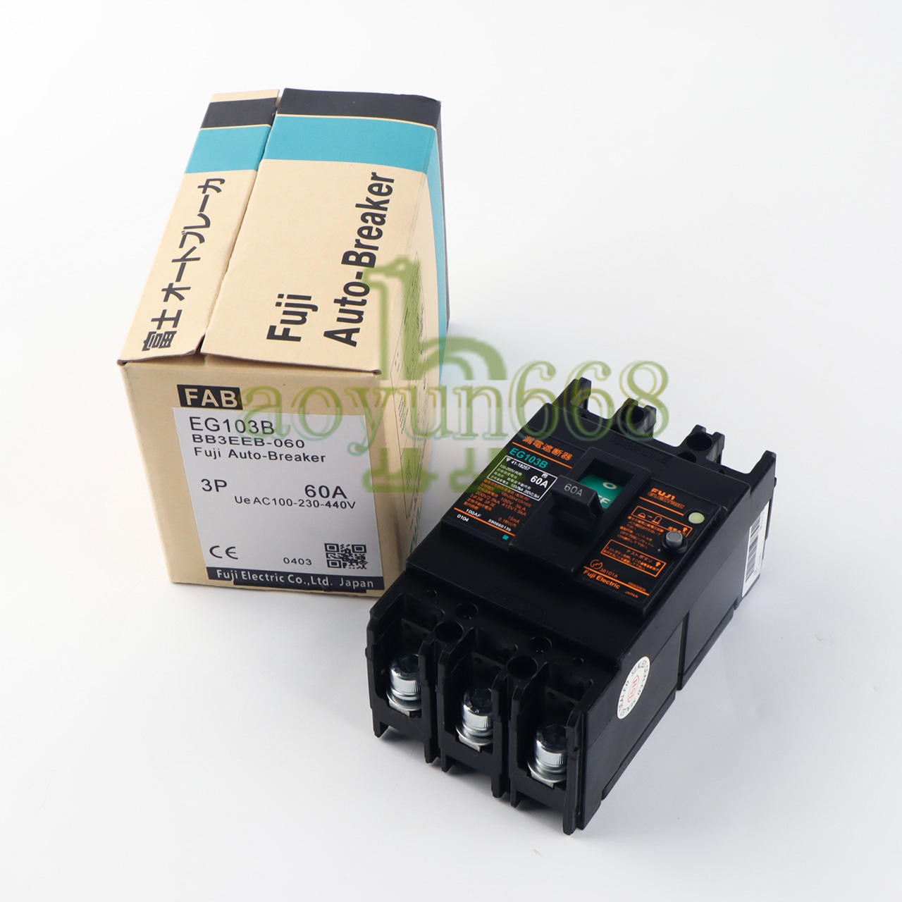 One New Fuji EG103B 3P 60A In Box
