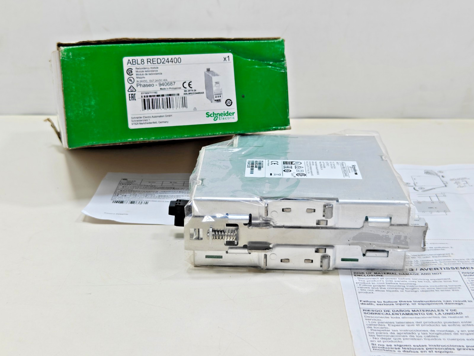 ABL8 RED24400 Schneider Electric Redundancy Module – 40A – for Regulated SMPS