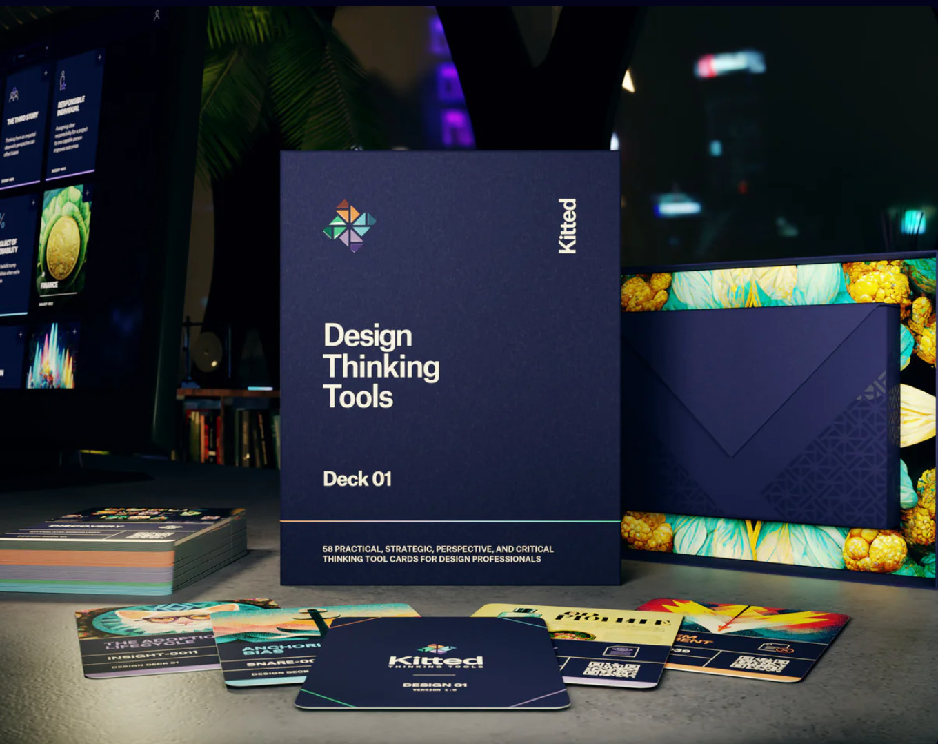 Kitted Professional Development Cards Design Thinking Tools – Insights Deck 01