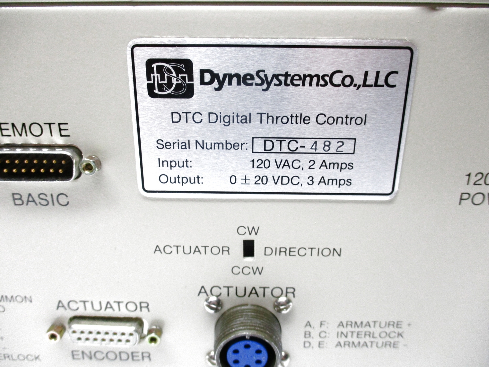 DYNESYSTEM DTC-1 NSNP