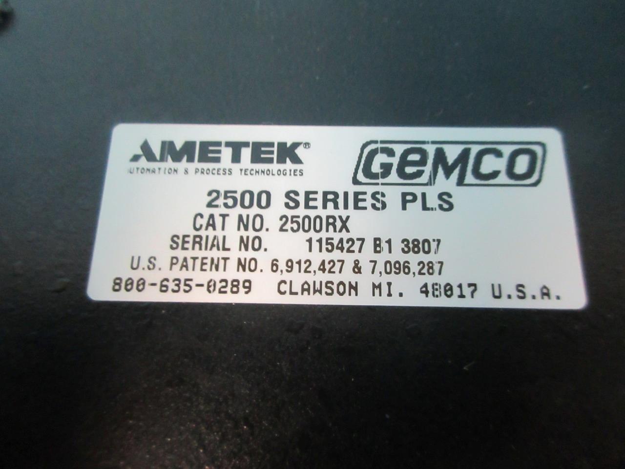 NEW AMETEK GEMCO 2500RX 2500 SERIES PLS REMOTE INTERFACE WITH CORD REPLACEMENT