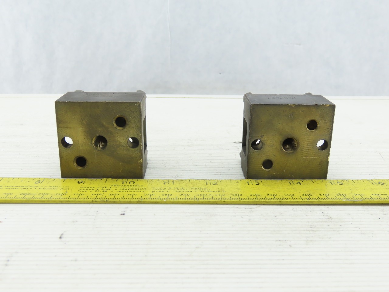 Erowa ER-009216 Brass Electrode Holder Adapter W/Spigot Lot of 2