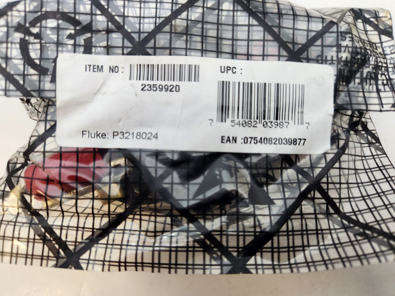 Fluke Networks TS22/TS21 Angled Bed-of-Nails Line Cord for Butt Set