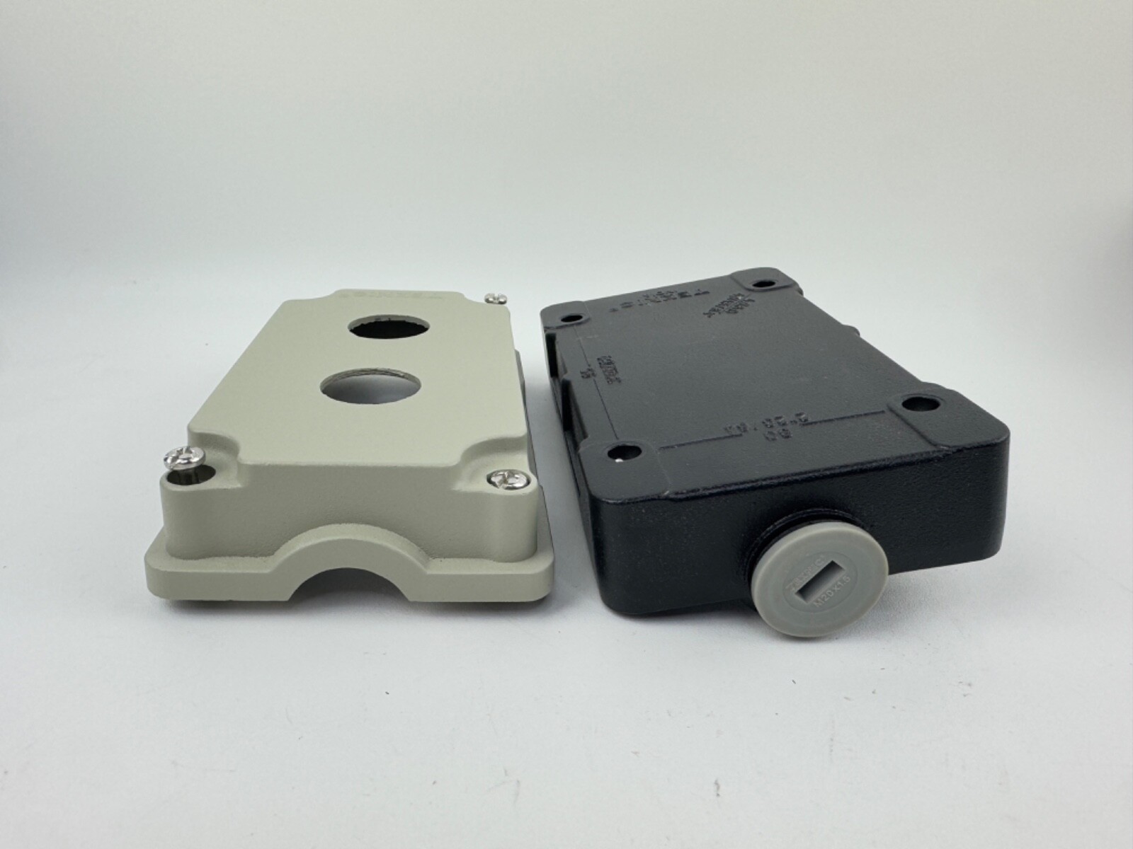 Altech Corp 2014C13 PDC Aluminum Enclosure for 2PB black/pebble gray