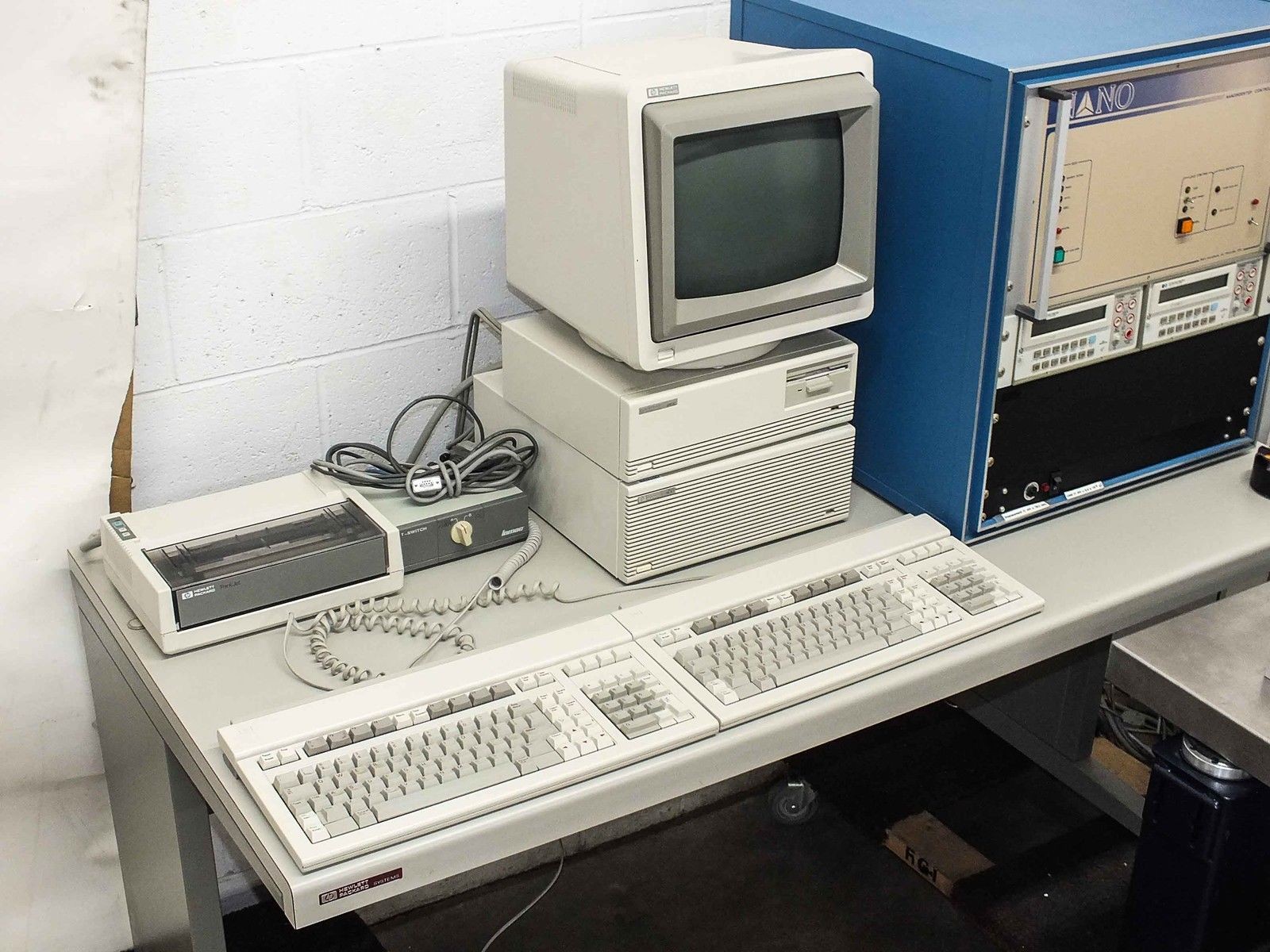 Nano Instruments Micro Indenter Control Unit w/Microscope and 9153C Disk Drive
