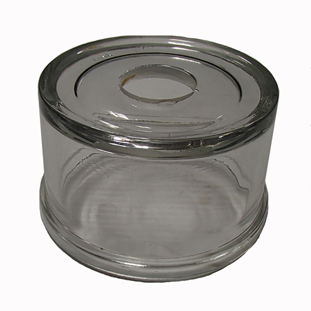 Fits Ford Tractor 505874, D8NN9162BA Glass Fuel Filter Base Flat Bottom