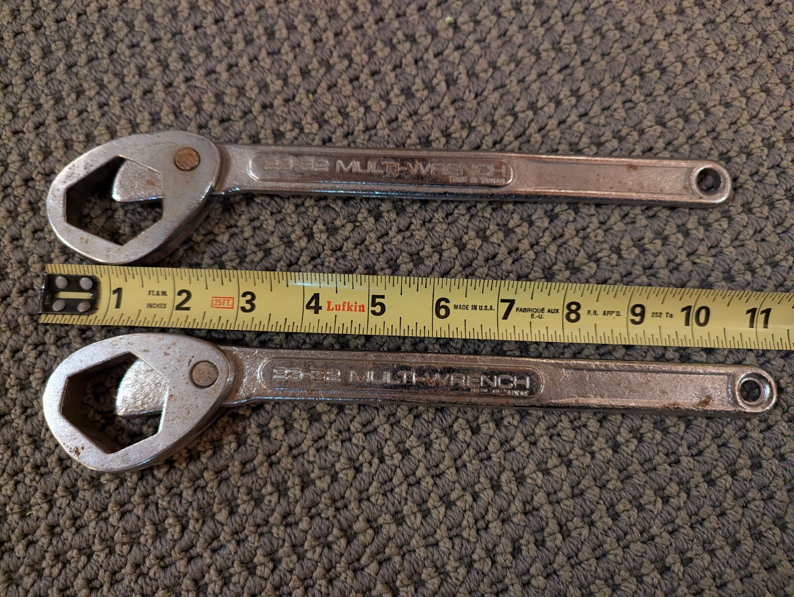 23-32 multi-wrench 13/16-1 1/4 drop forged steel Qty (2) Wrenches