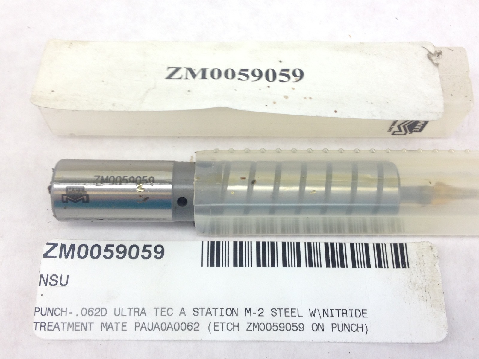 NEW! MATE PRECISION TOOLING PAUA0A0062 PUNCH .062D ZM0059059 FAST SHIP! (H157)