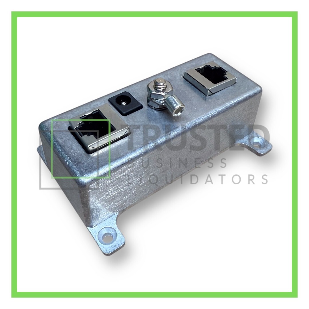 L-com BT-CAT5-P1J Single-Port Passive PoE Injector, CAT5, 48V Compatible