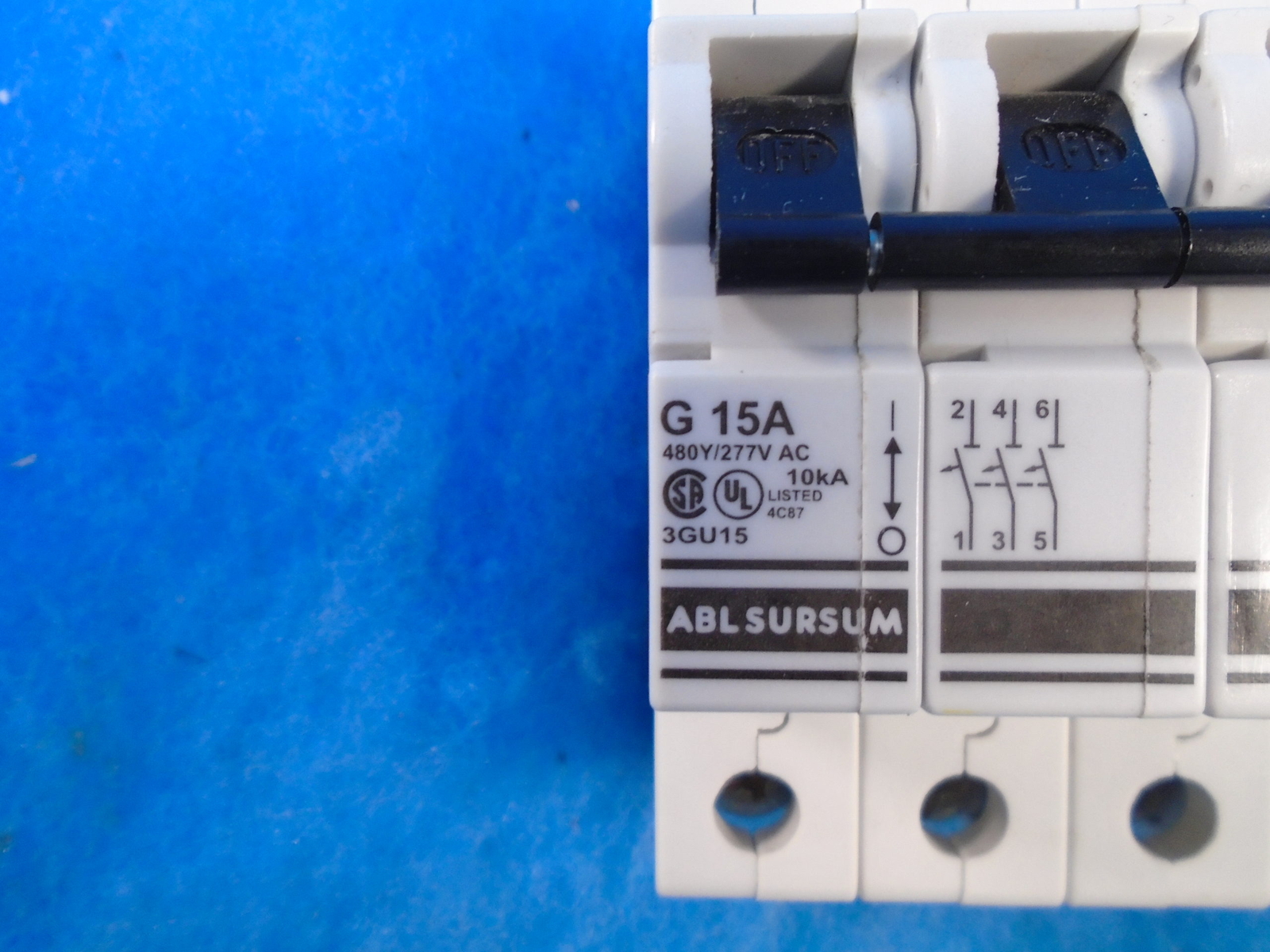 ALTECH CORP 3GU15 ABL 4C87 SURSUM CIRCUIT BREAKER 1YR WARRANTY