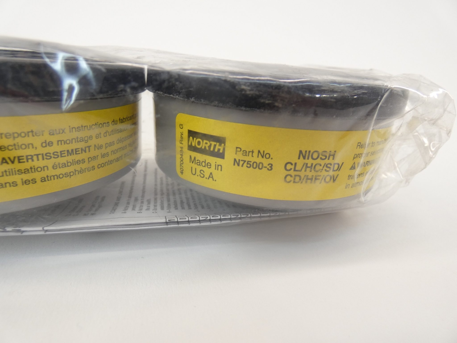 Honeywell North N7500-3 Organic Vapor and Acid Gas Cartridge N75003 – NEW Sur…