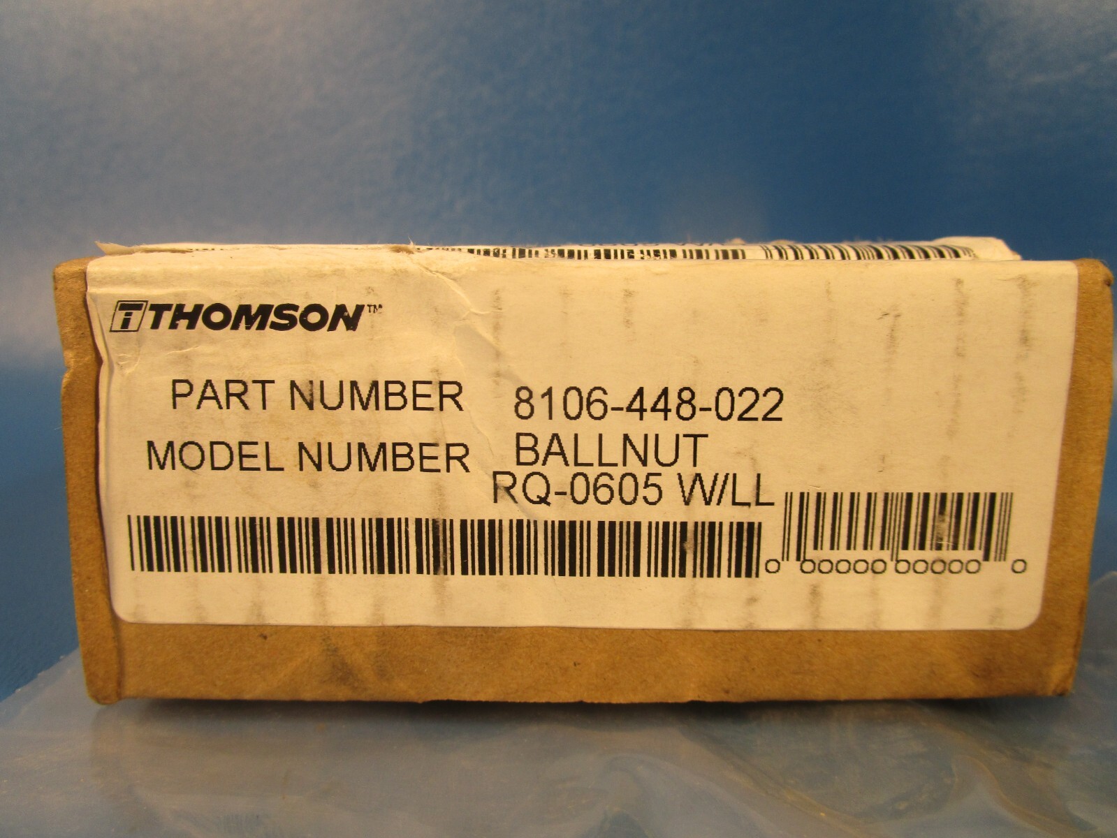 THOMSON 8106-448-022, BALLNUT W/LOAD LOCK SPRING